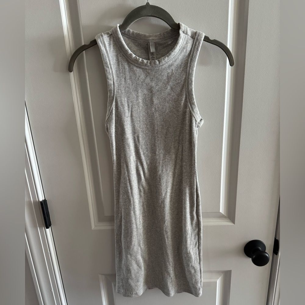 Skims ribbed tank dress